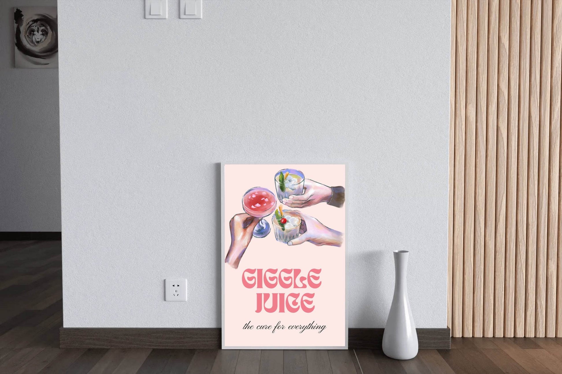 Giggle Juice Wall Art - beink online art store