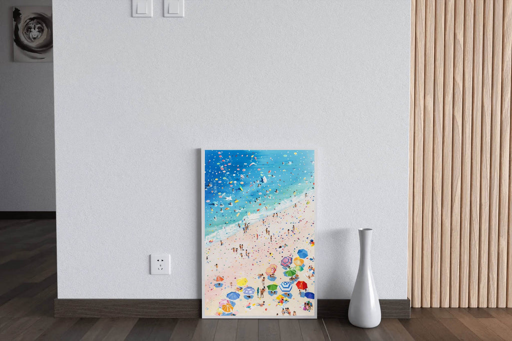 Vibrant Beach Daydream Modern Wall Art - beink online art store