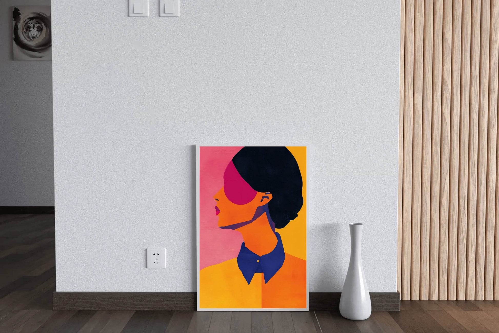 Digital Illustration of a Woman's Face - beink online art store
