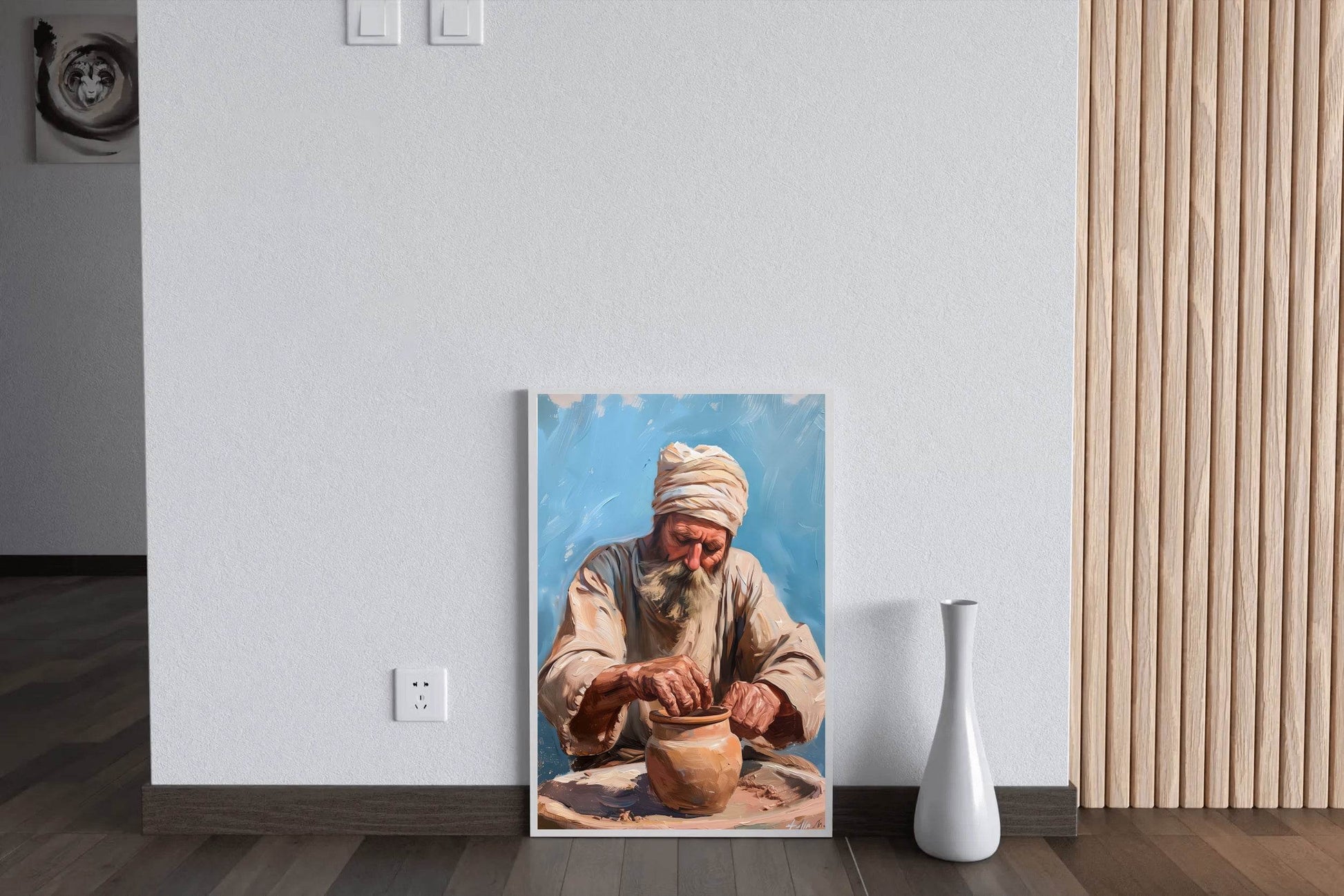 Old Potter Painting Wall Art - beink online art store
