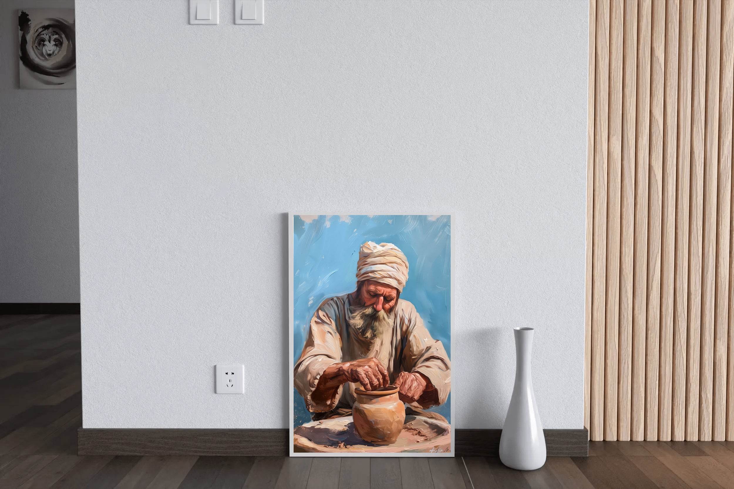 Old Potter Painting Wall Art - beink online art store