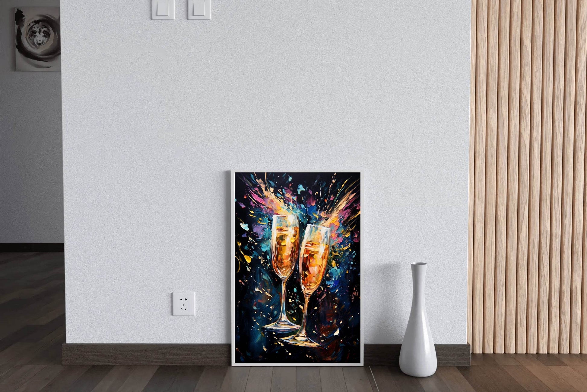 Oil Painting Of Drinking Cup Wall Art - beink online art store