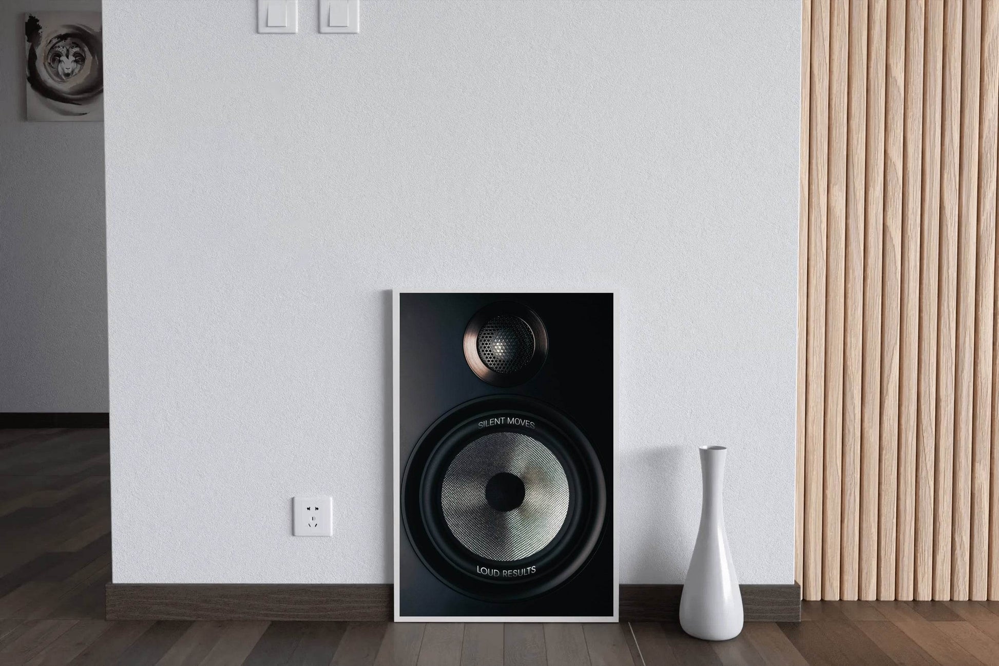 Motivational Melody - Silent Moves Loud Results Wall Art - beink online art store