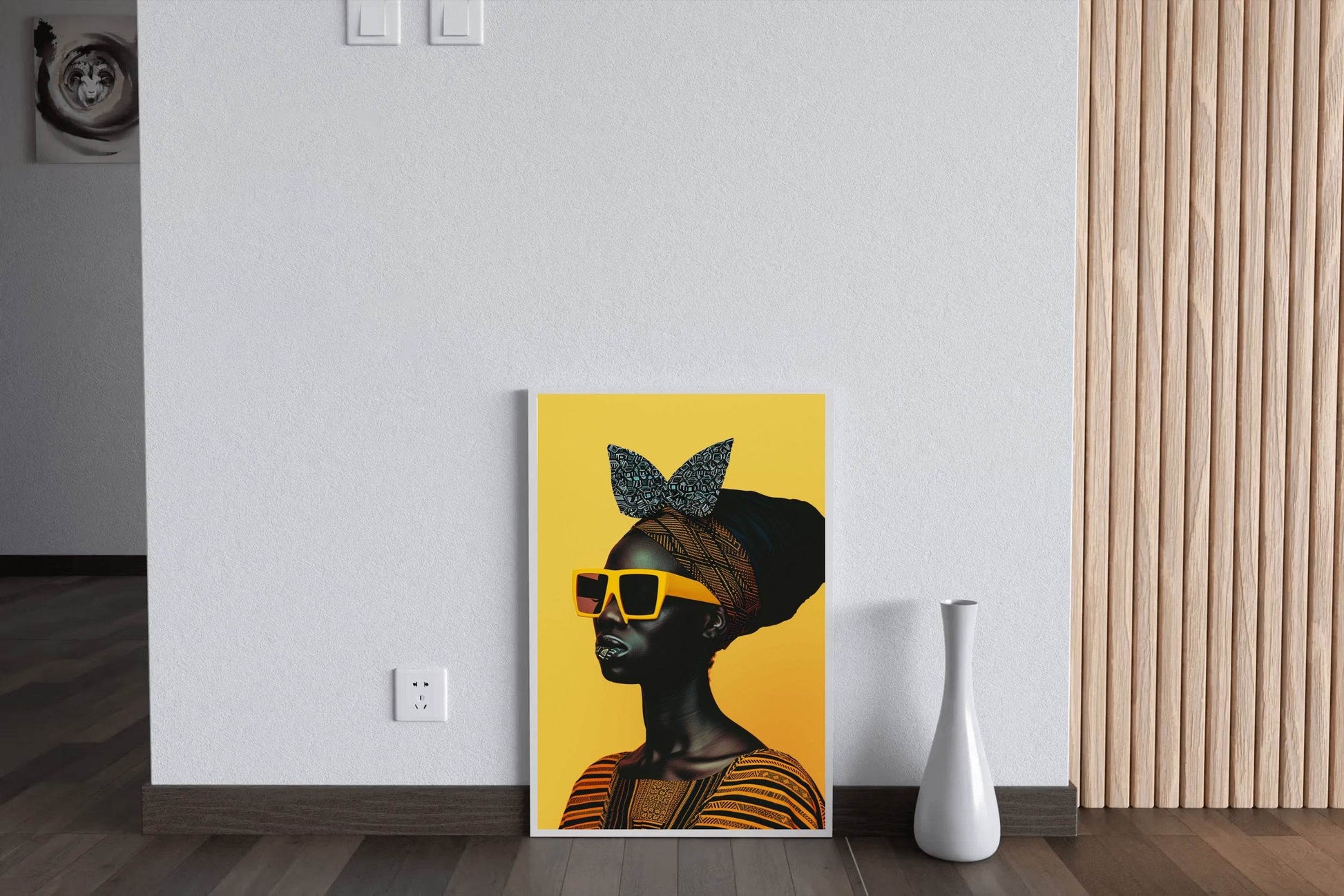 Black Woman Fashion Wall Art - beink online art store