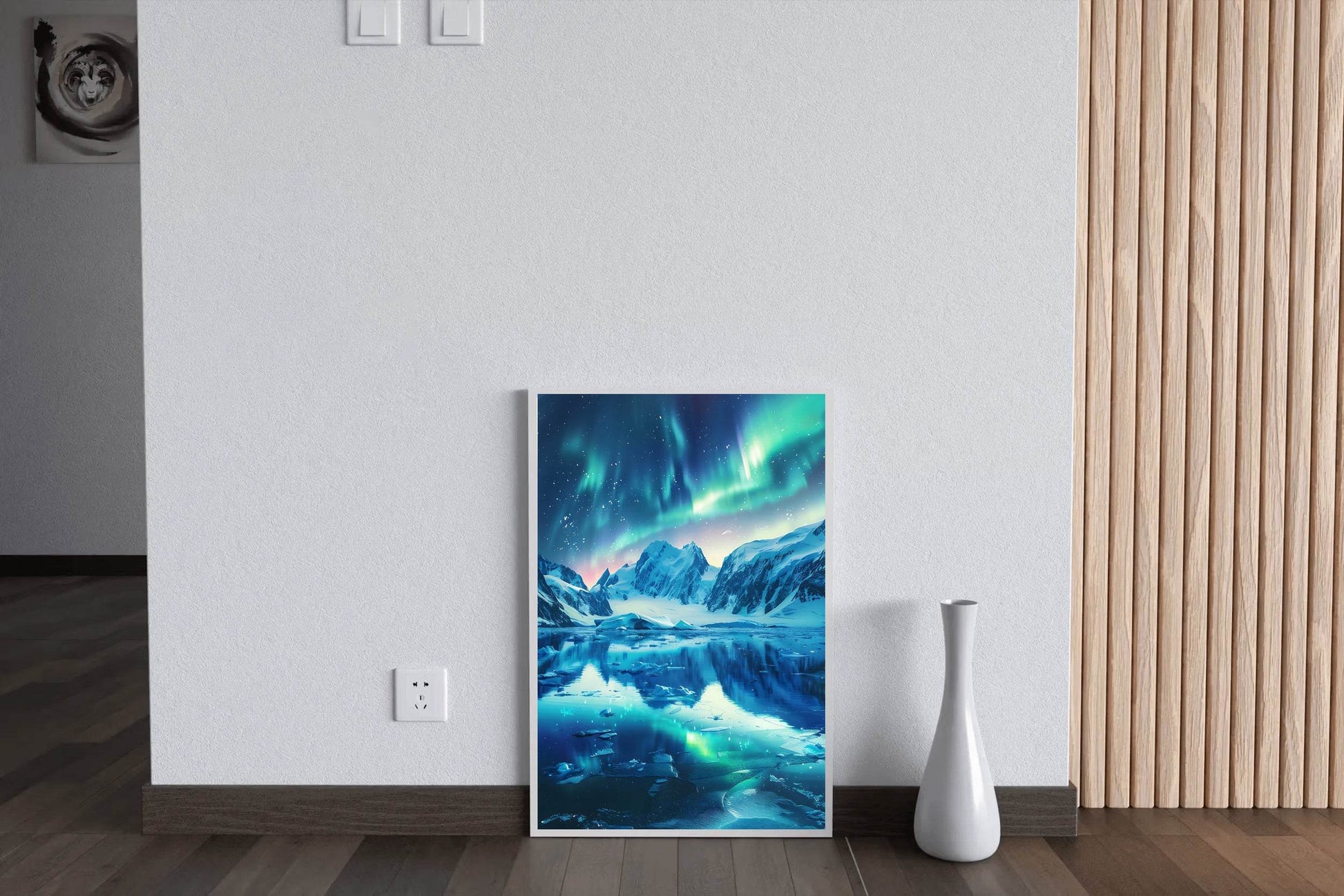 View Of The Northern Lights from lakes - beink online art store