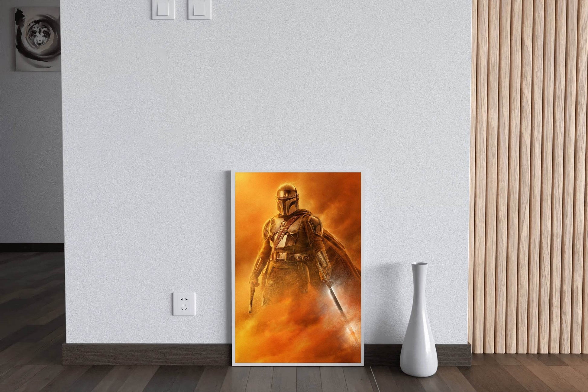 STAR WARS Mandalorian in Sand Storm Wall Art - beink online art store