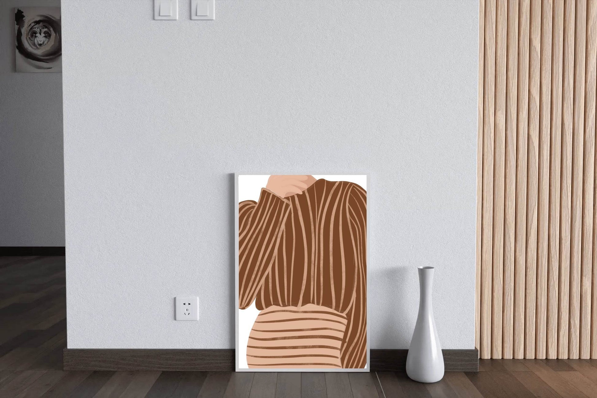 Patterned Women Clothing Wall Art - beink online art store