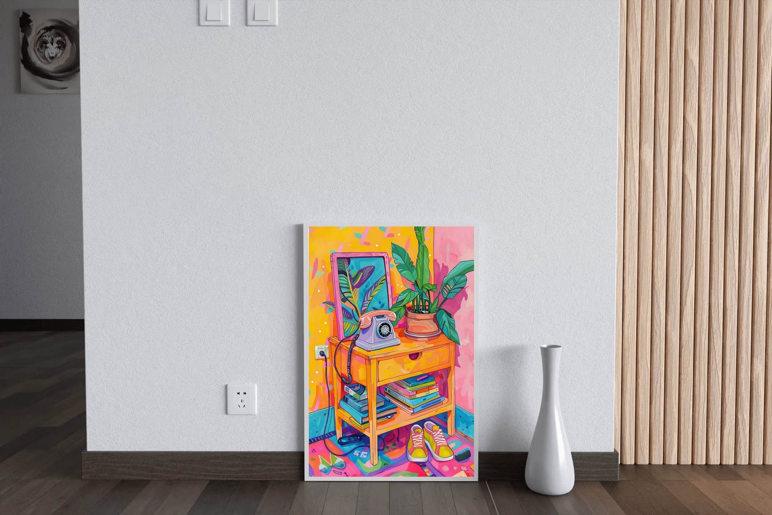 Side Table in Room Wall Art - beink online art store