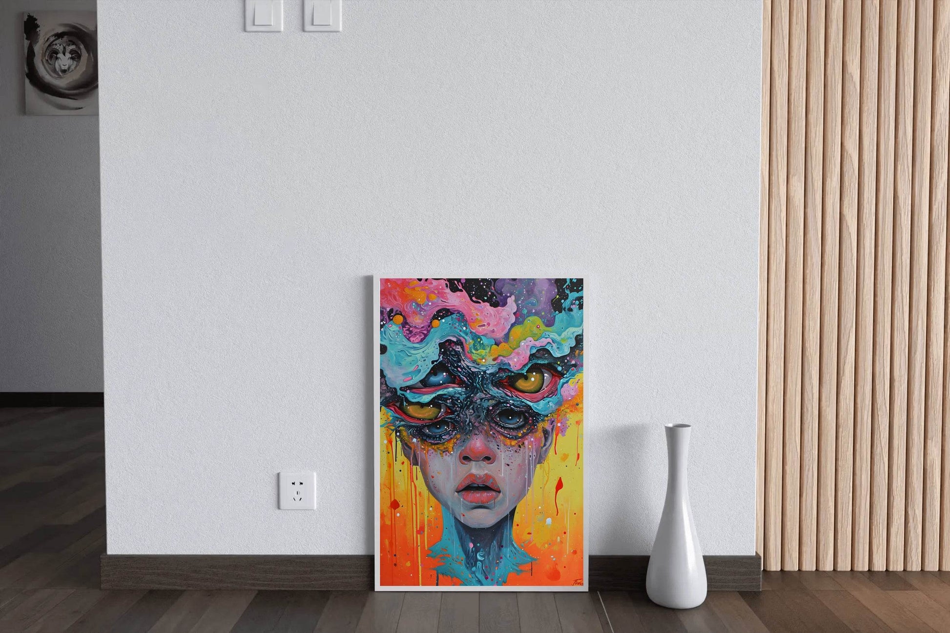 A Colorful Painting of a Woman - beink online art store