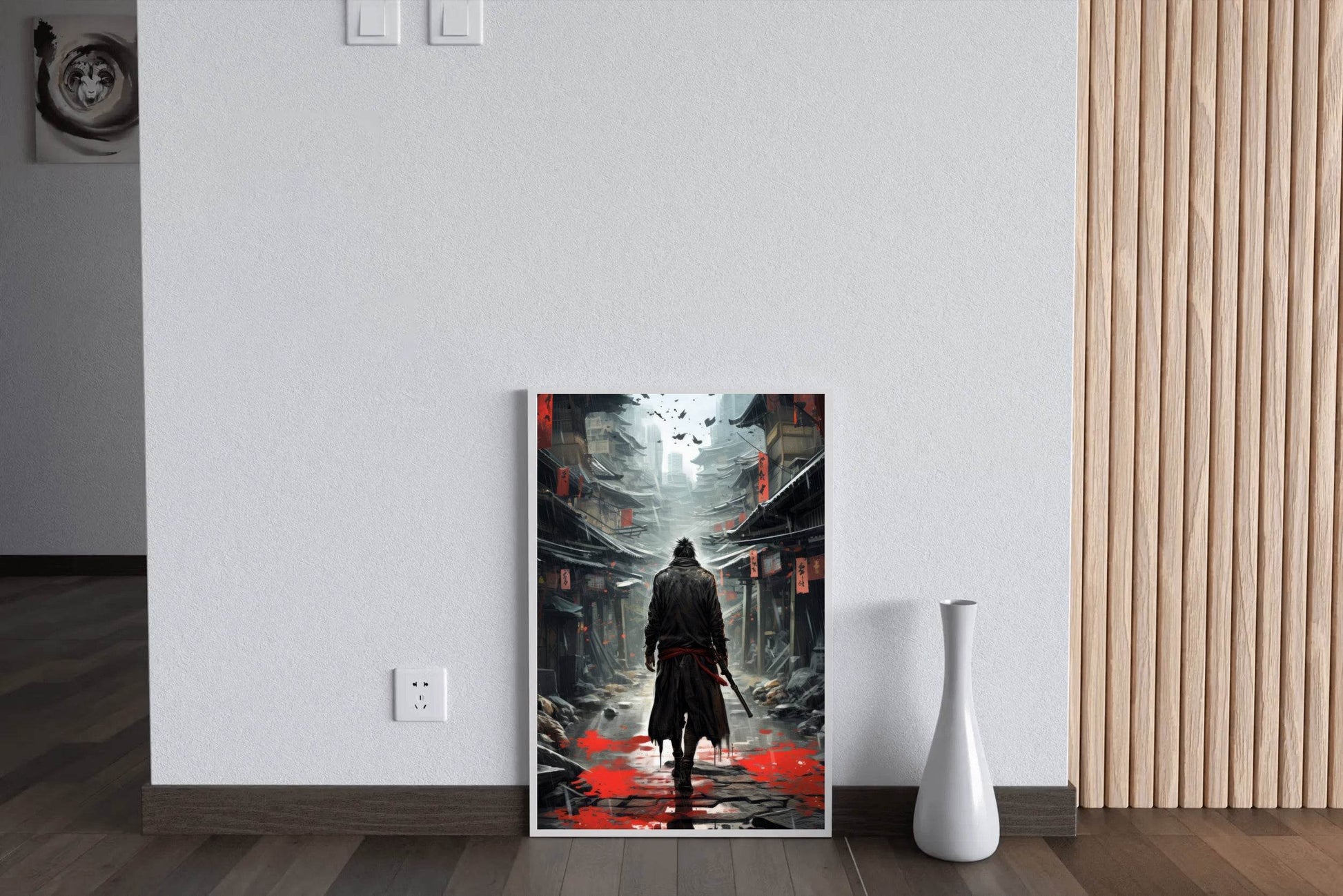Full Shot Ninja Wearing equipment Anime Wall Art - beink online art store