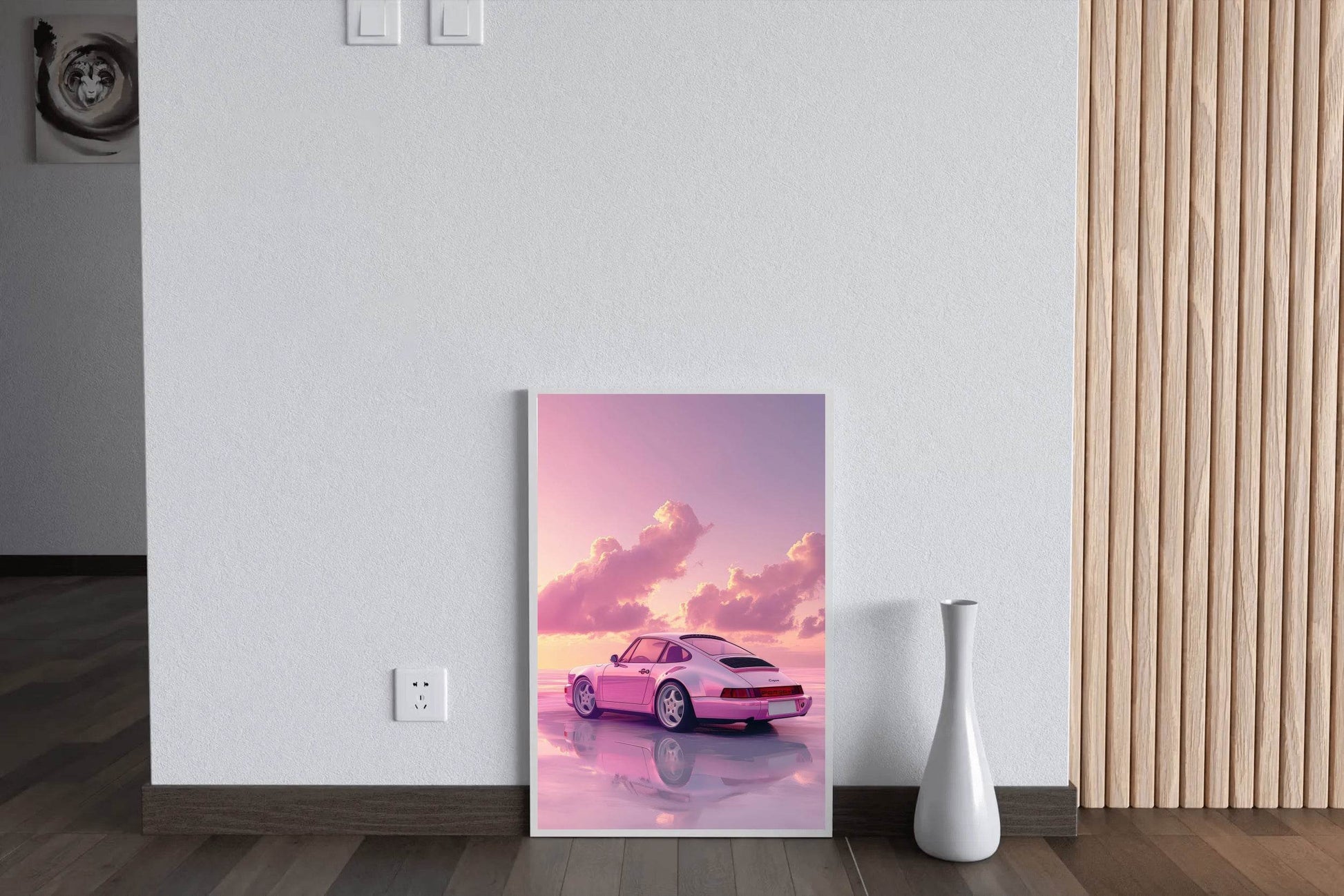 Porsche911 Pink Wall Art - beink online art store