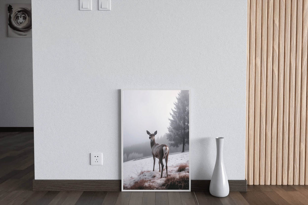 Red Deer Animal Wall Art - beink online art store