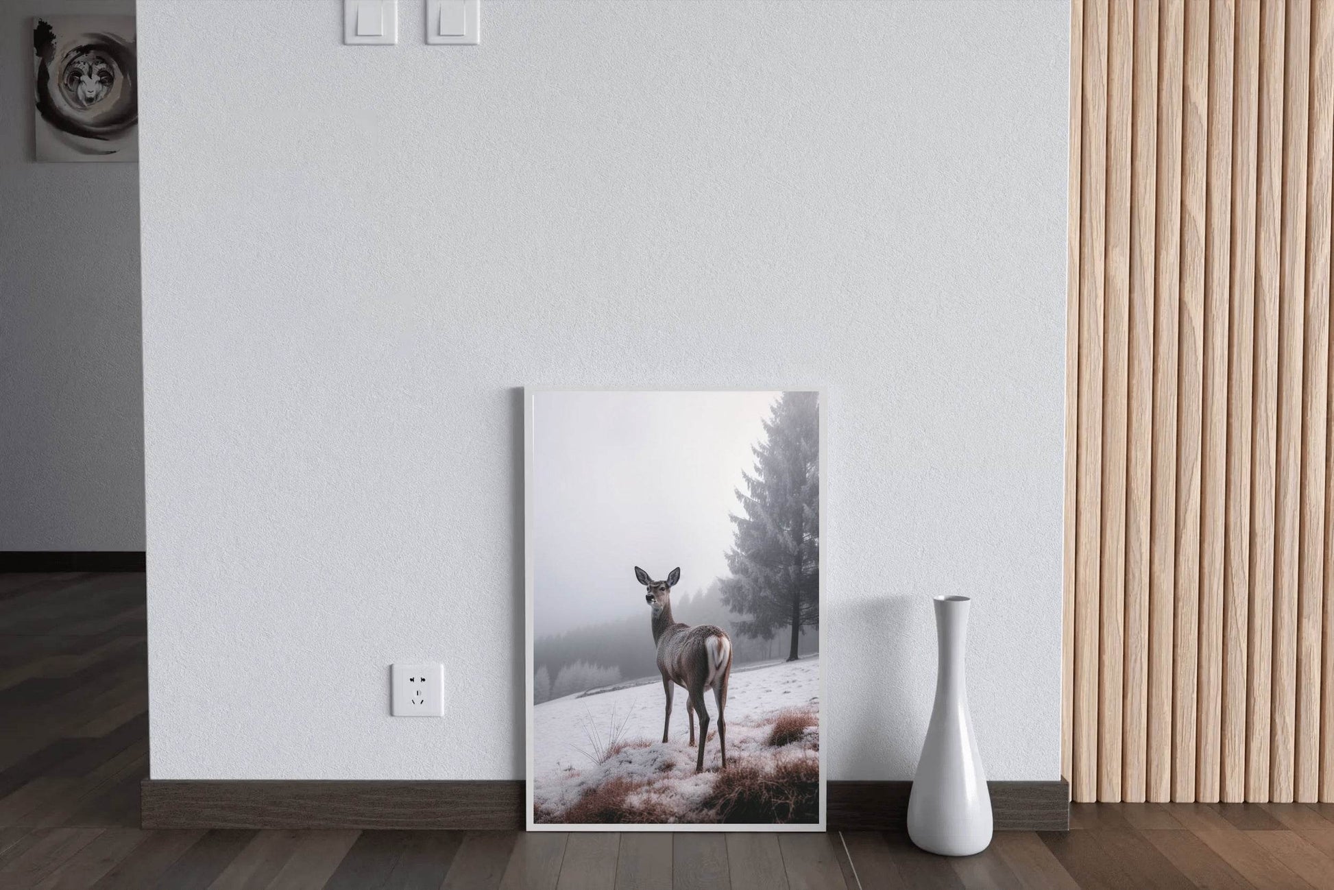 Red Deer Animal Wall Art - beink online art store