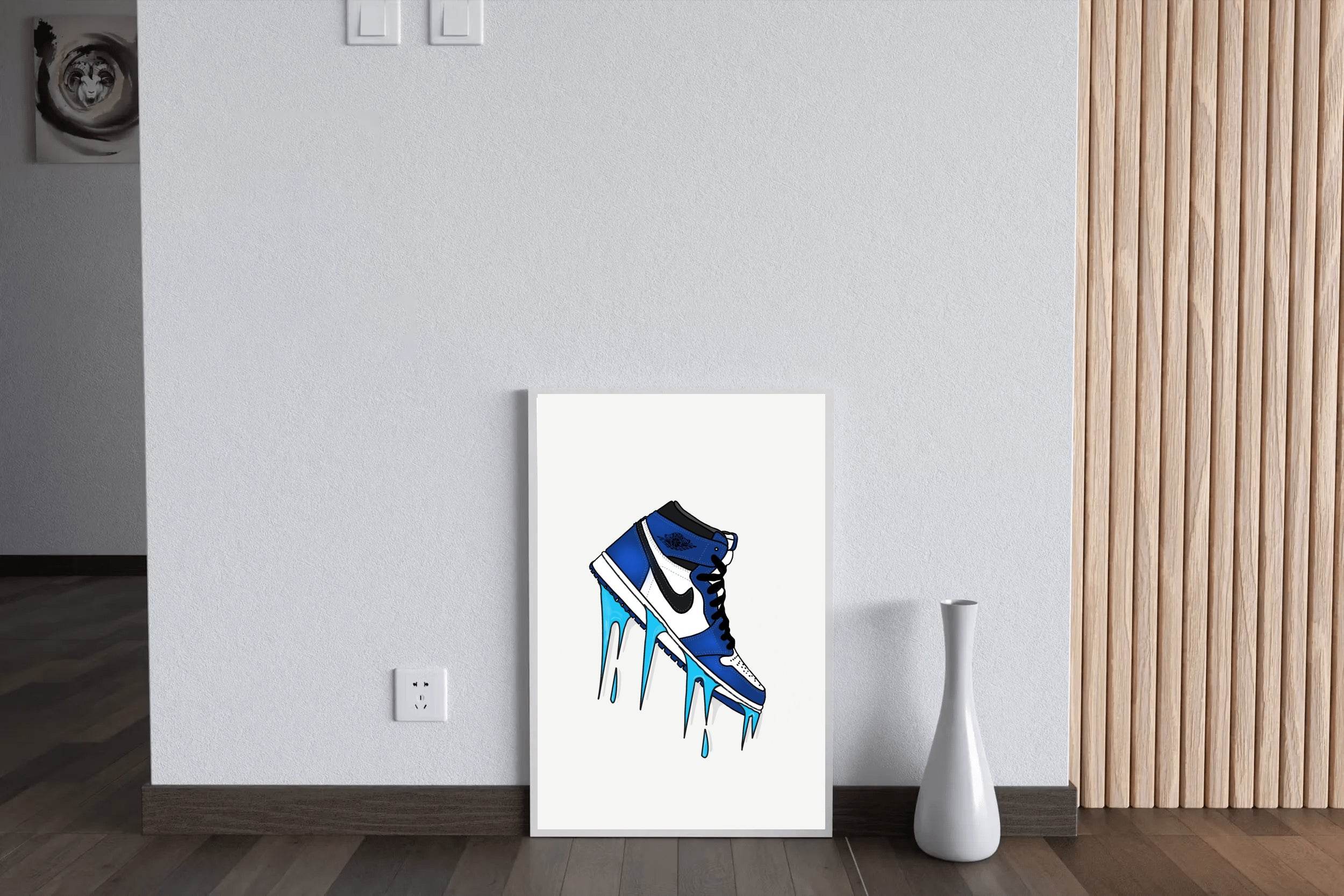 Nike Shoe Abstract Wall Art - beink online art store