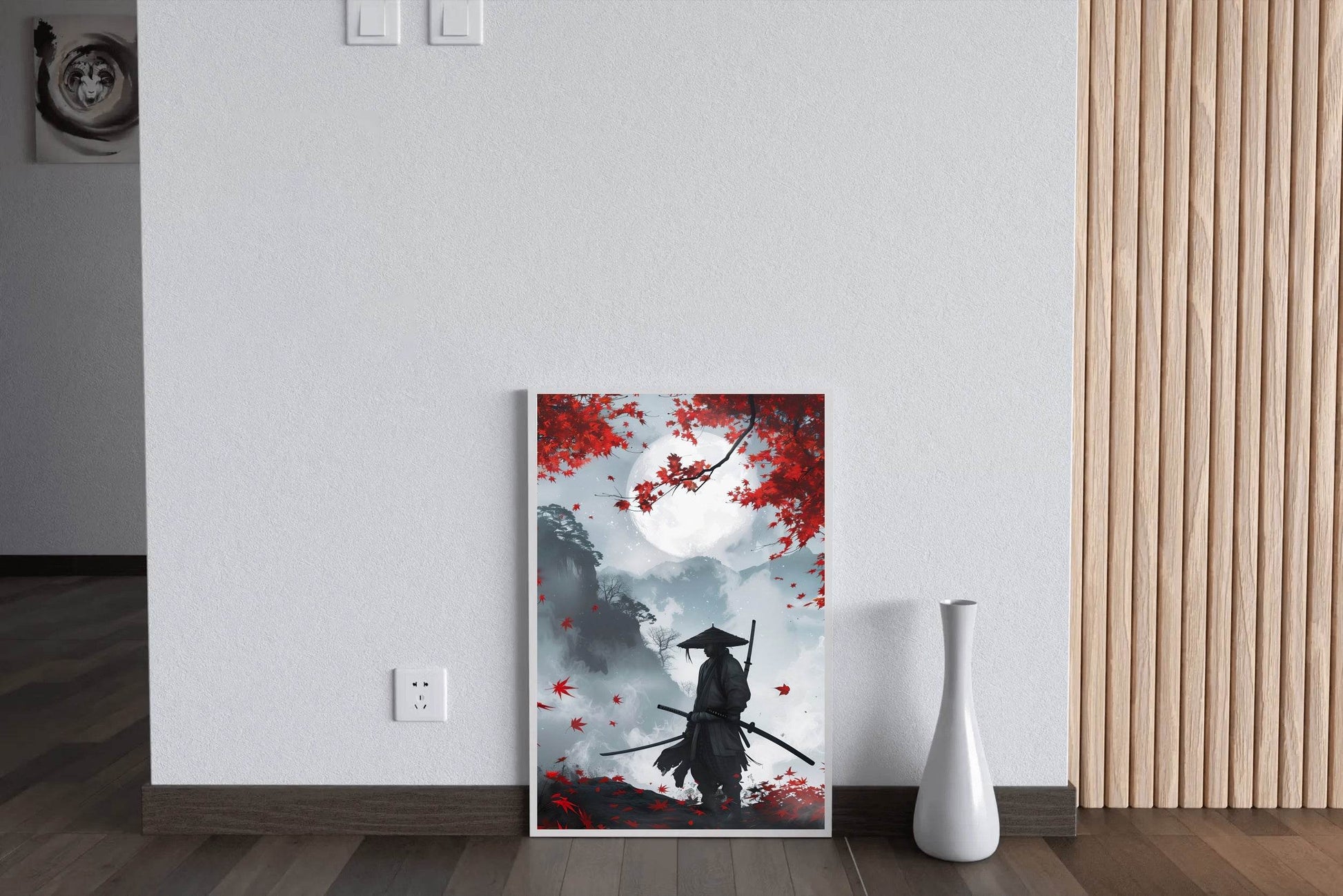 Samurai And Mountain Fuji Wall Art - beink online art store