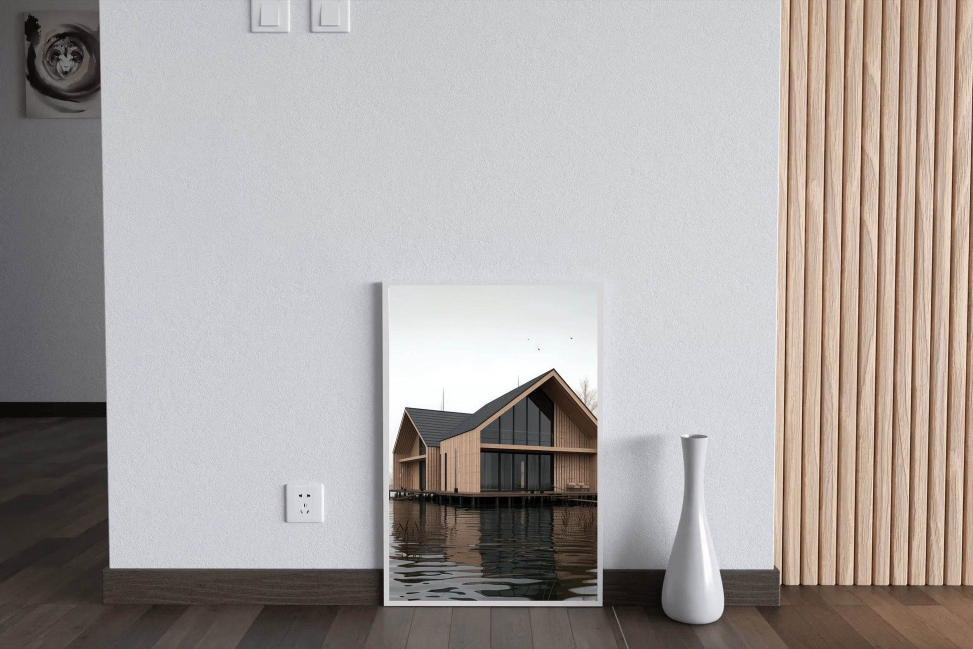 House On Lake Wall Art - beink online art store
