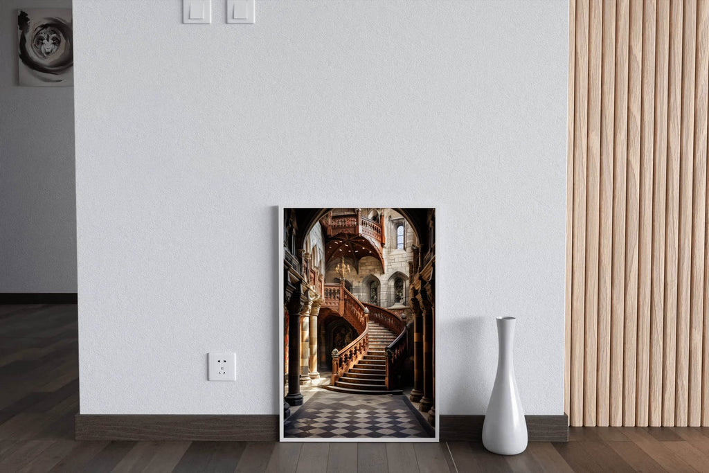 Luxury staircase Wall Art - beink online art store