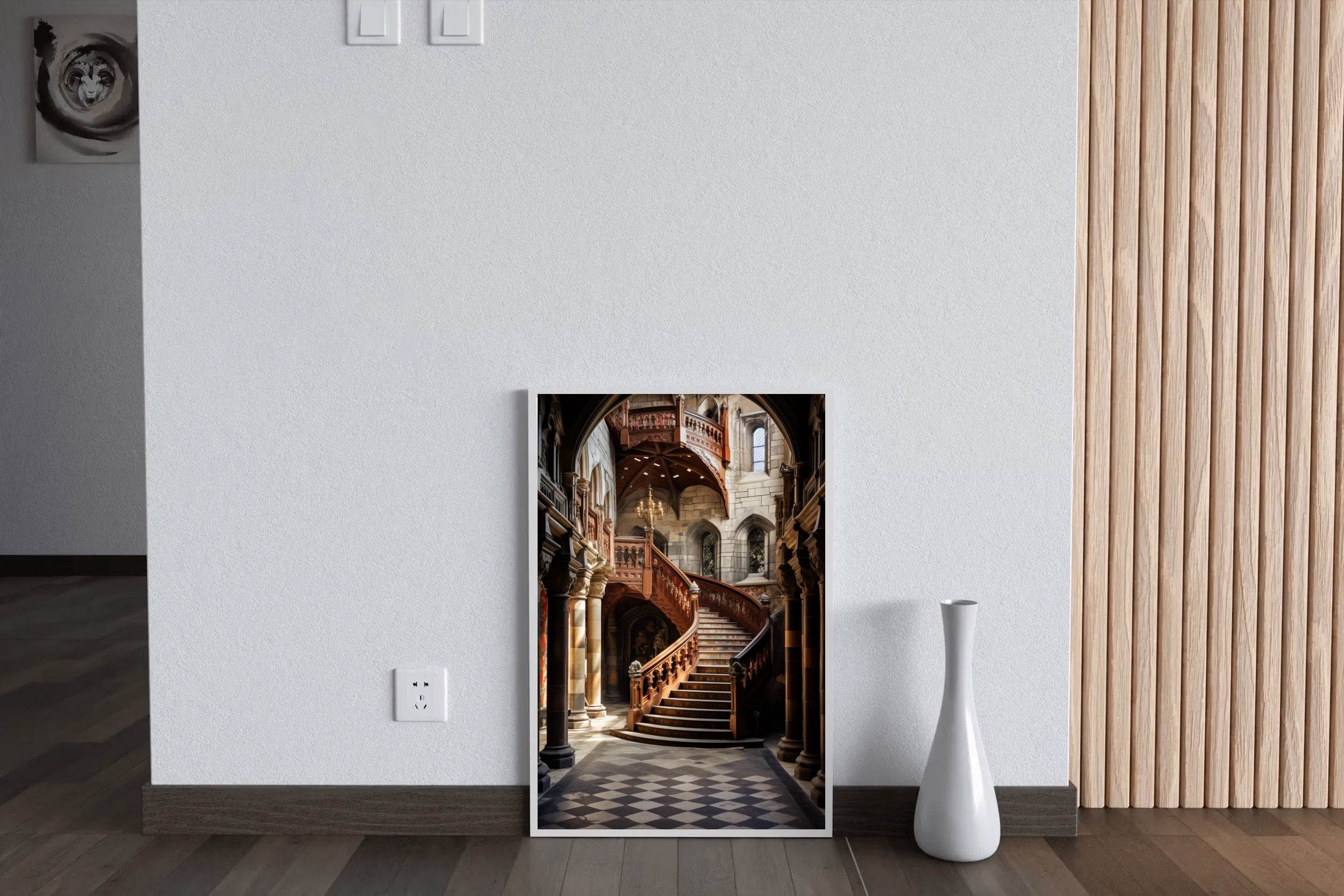 Luxury staircase Wall Art - beink online art store