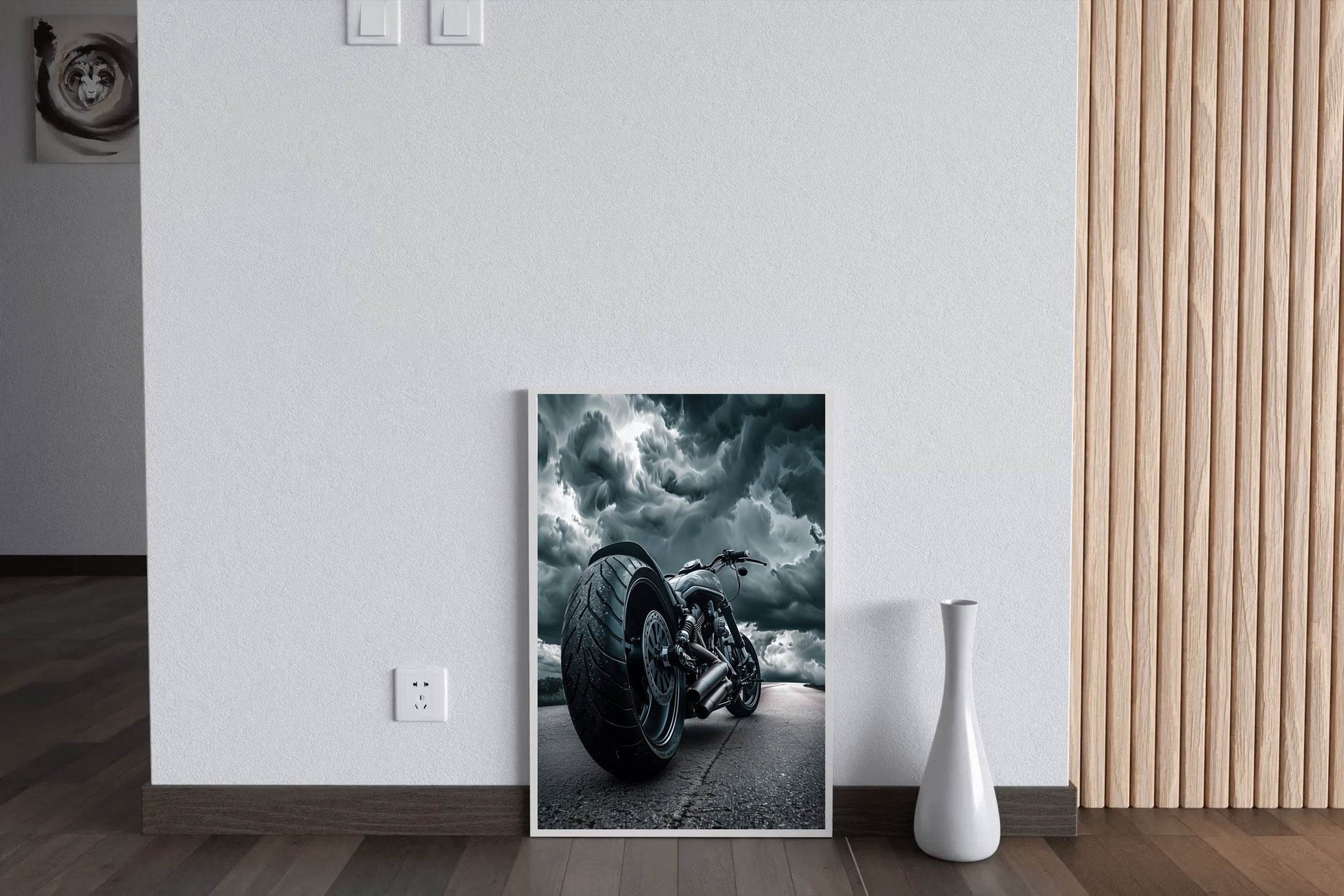Modern Motorcycle Wall Art - beink online art store