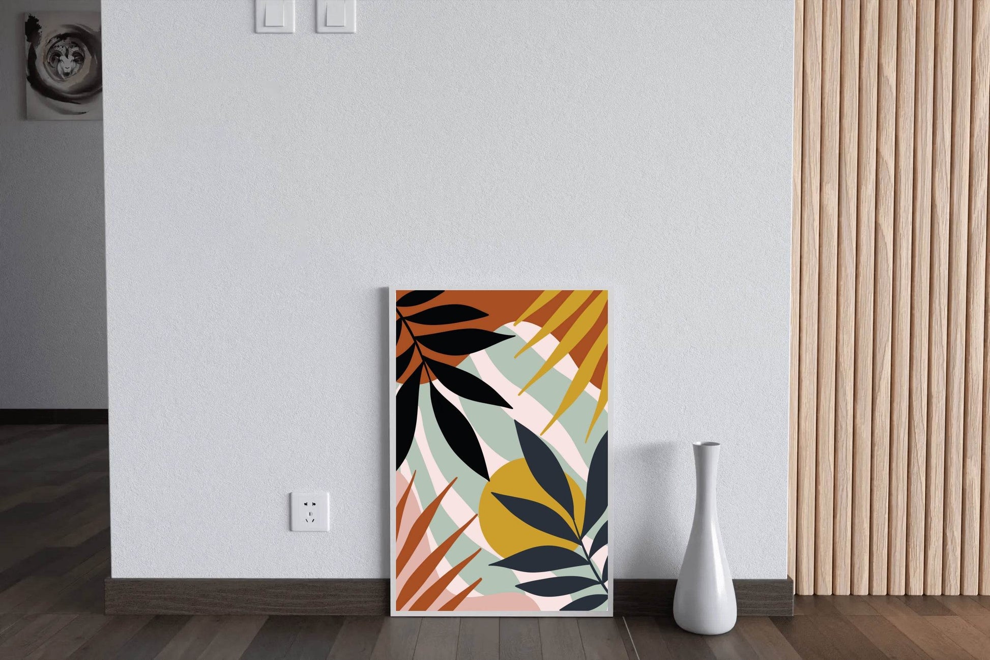 Abstract Tropical Leaves ArtWork - beink online art store