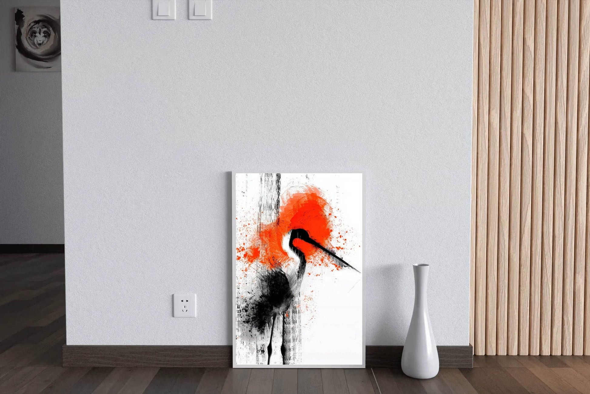 Stork Bird Oil Painting Wall Art - beink online art store