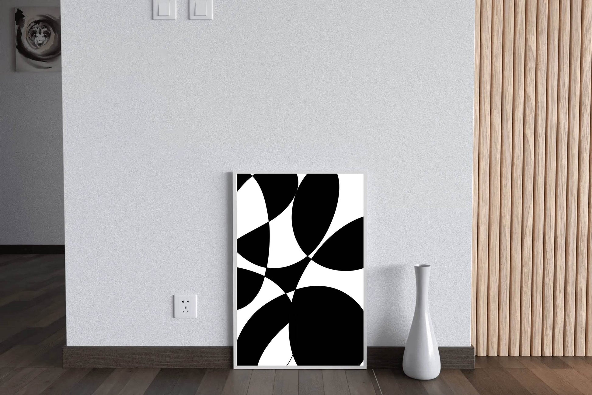 Black and White Graphic Pattern Wall Art - beink online art store