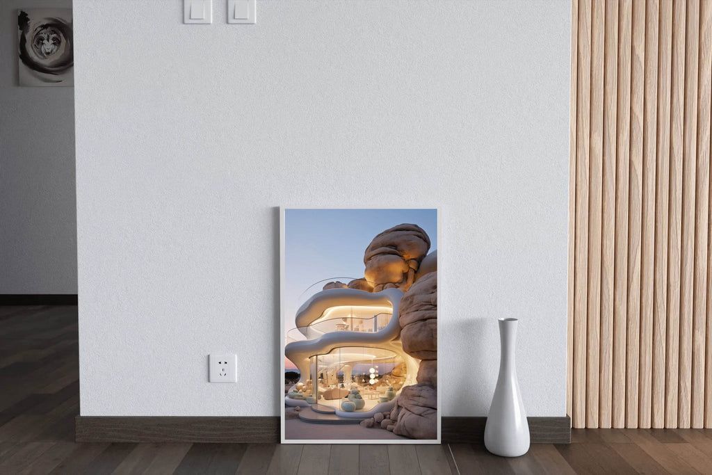 Rock House Wall Art - beink online art store