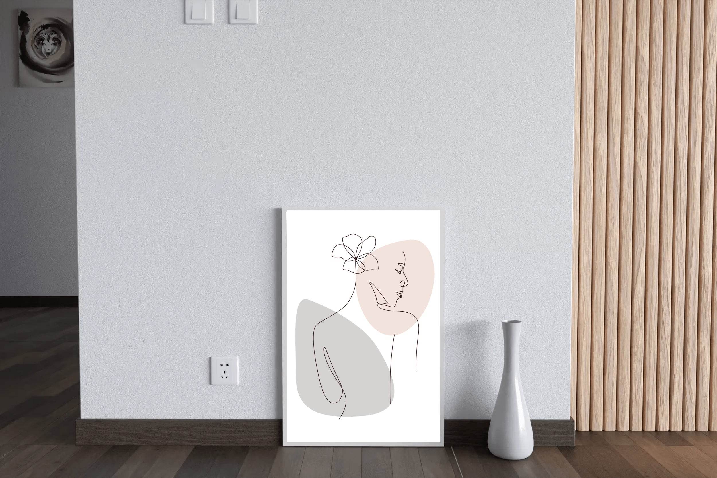 Beautiful Woman's Back Wall Art - beink online art store