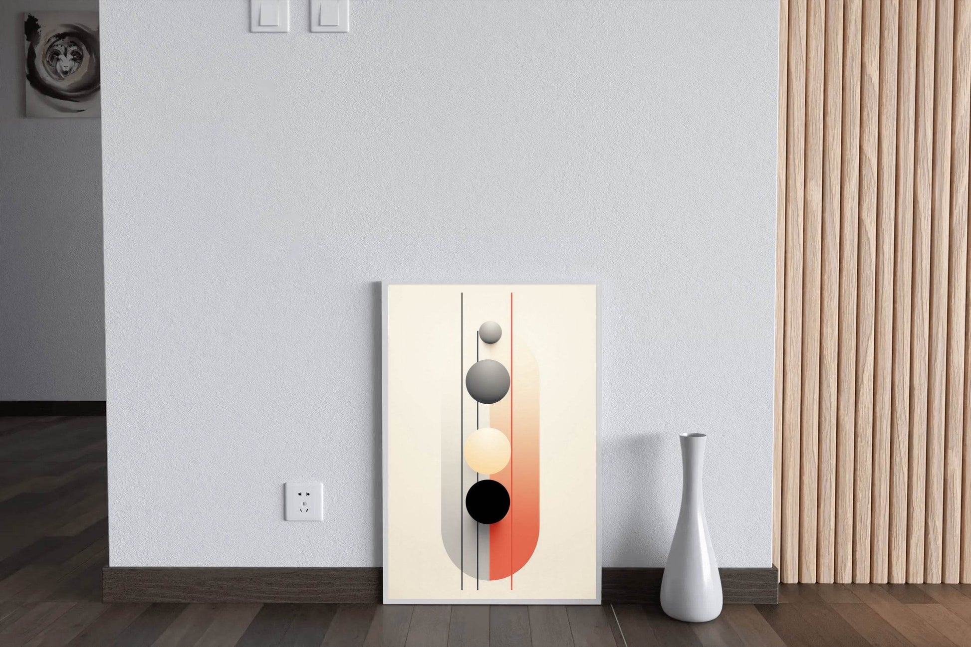 Geometric Shapes Circle Abstract Wall Art - beink online art store