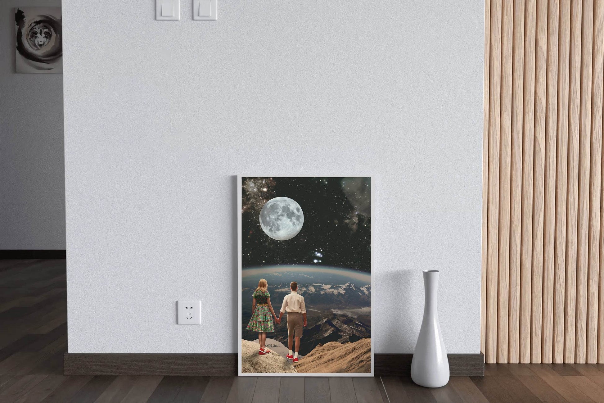 The View Of Space From A Couple Point of View Wall Art - beink online art store