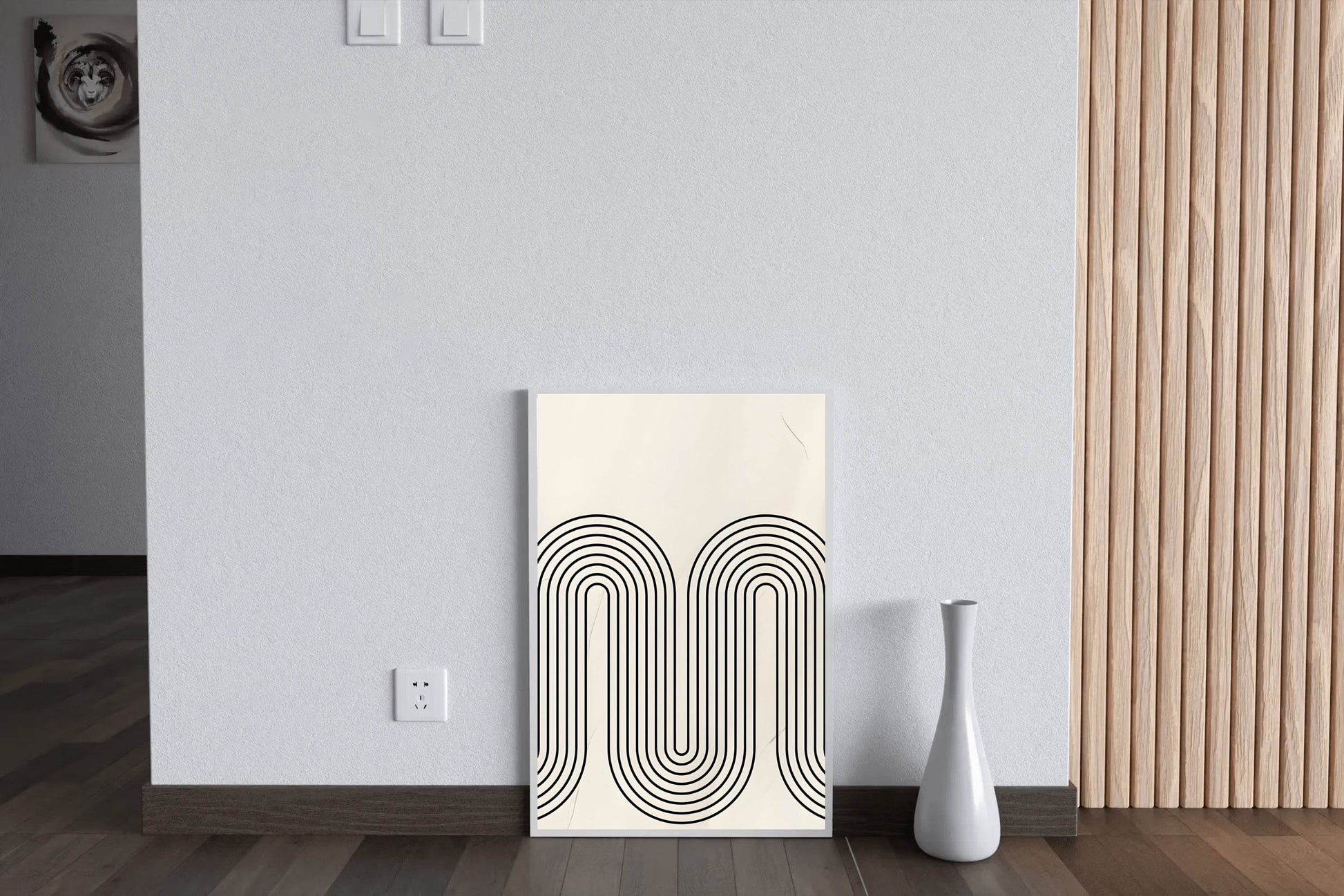 Wavy Path Modern Wall Art - beink online art store