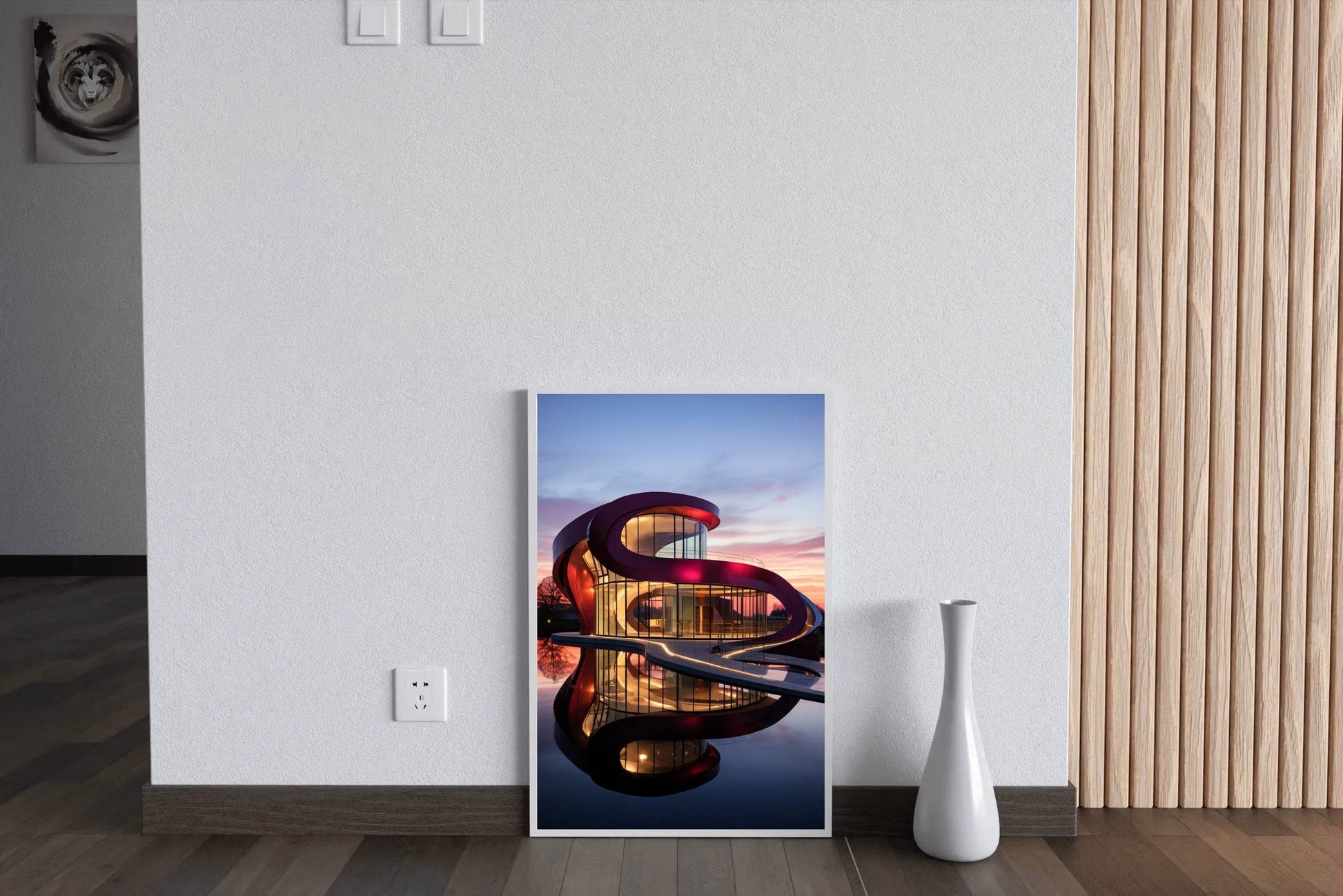 Villa Savoye Architectural Wall Art - beink online art store