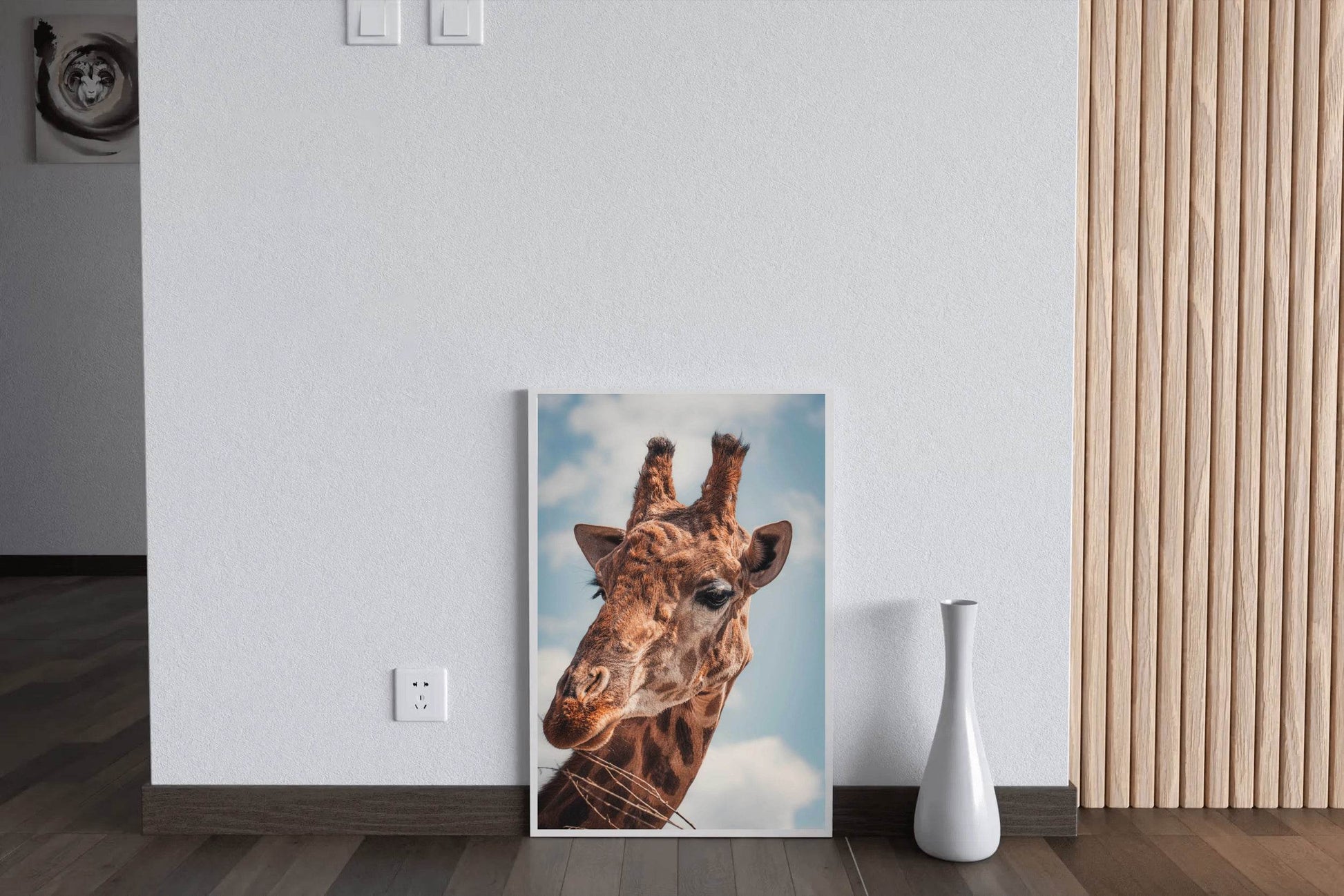 Face of Giraffe Animal Wall Art - beink online art store