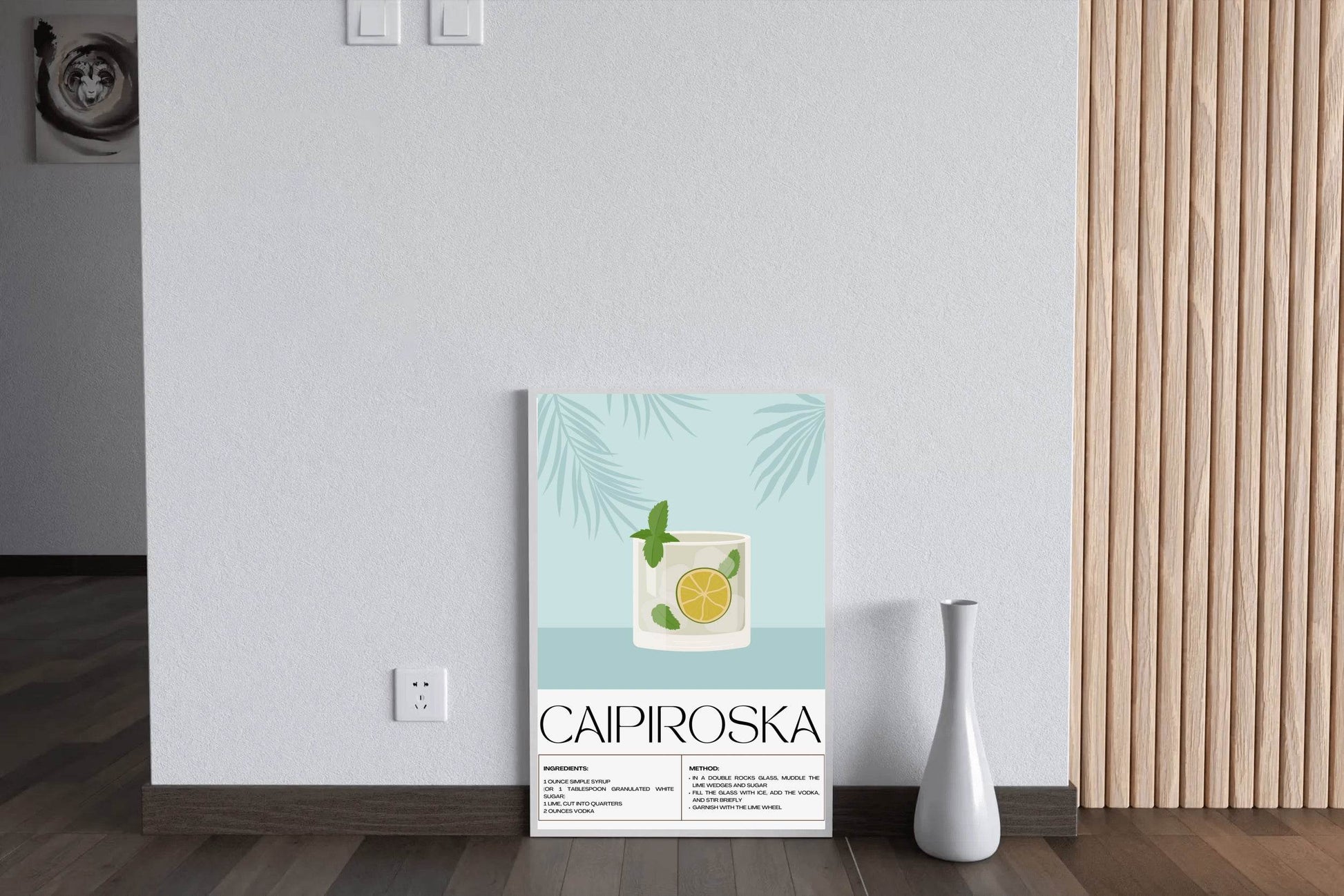Caipiroska Cocktail Wall Art - beink online art store