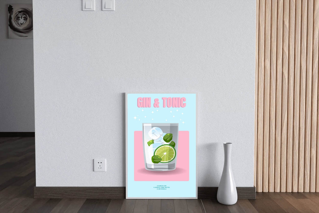 Gin Tonic Wall Art - beink online art store