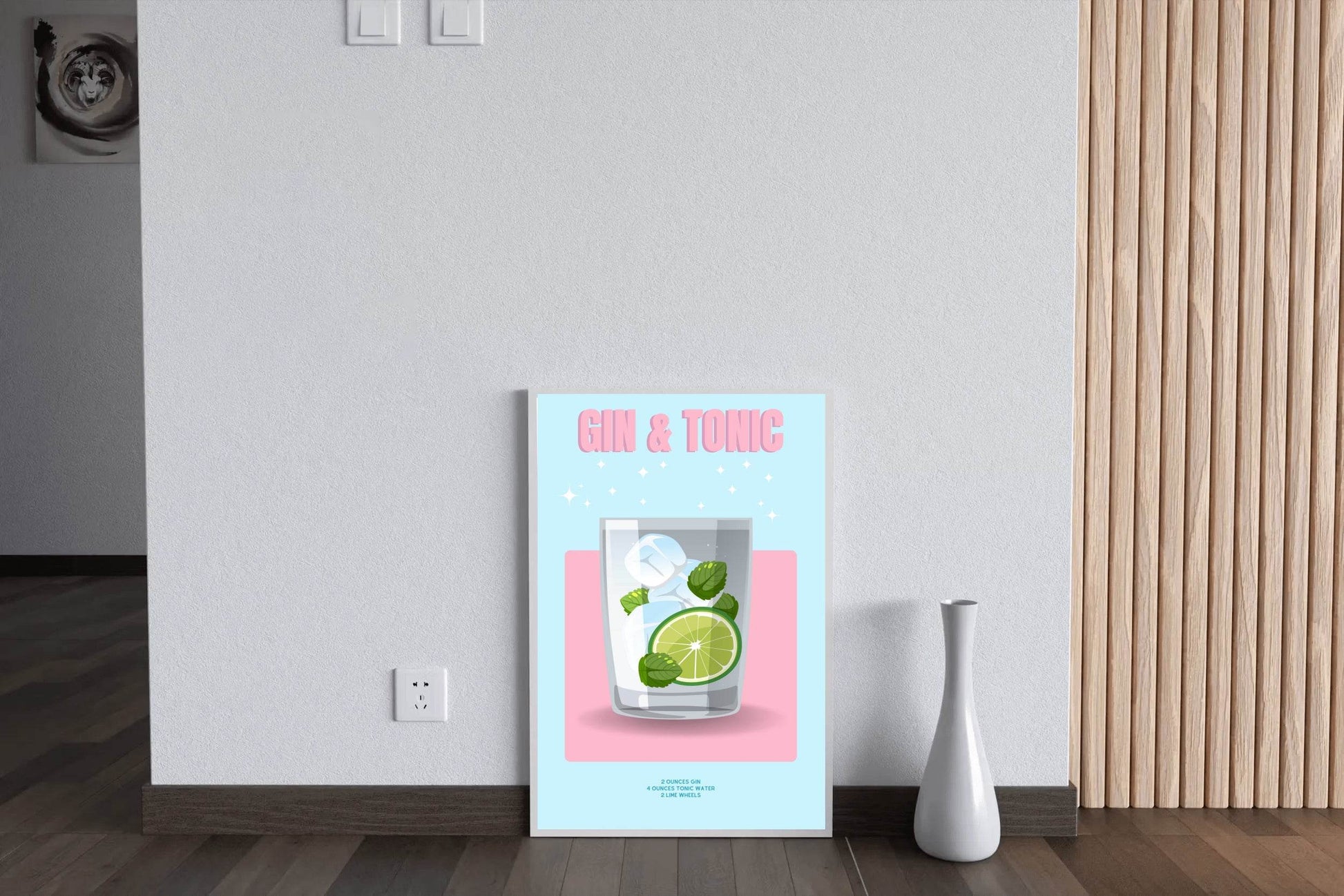 Gin Tonic Wall Art - beink online art store