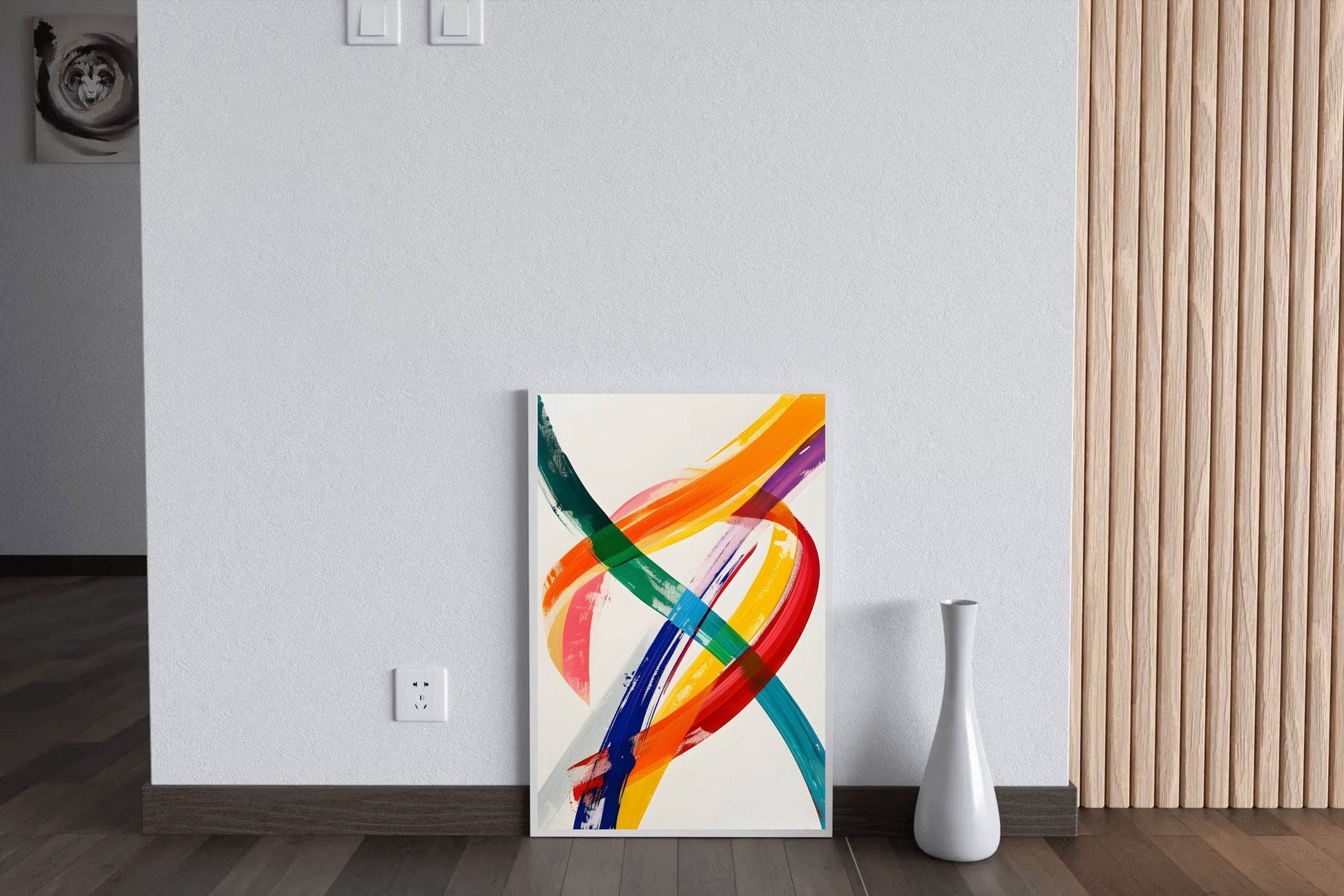 Neon Current Canvas Digital Art - beink online art store