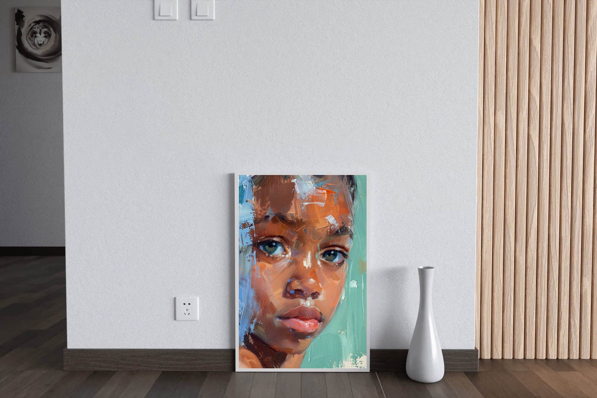 Black Girl Face Wall Art - beink online art store