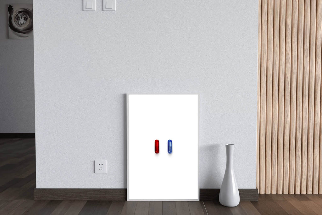 THE MATRIX Red and Blue Pill Wall Art - beink online art store