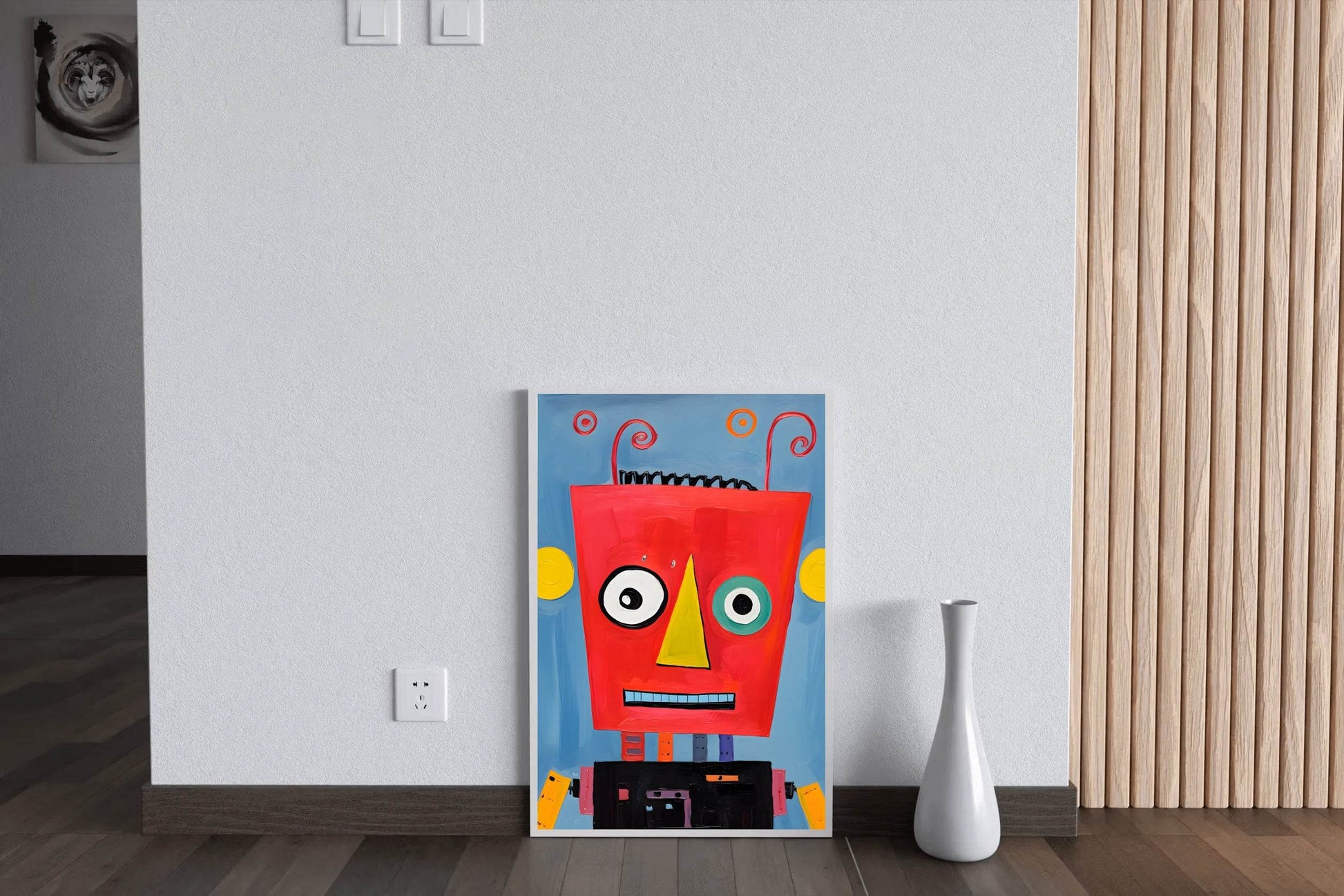 Red Robot Paper Craft - beink online art store