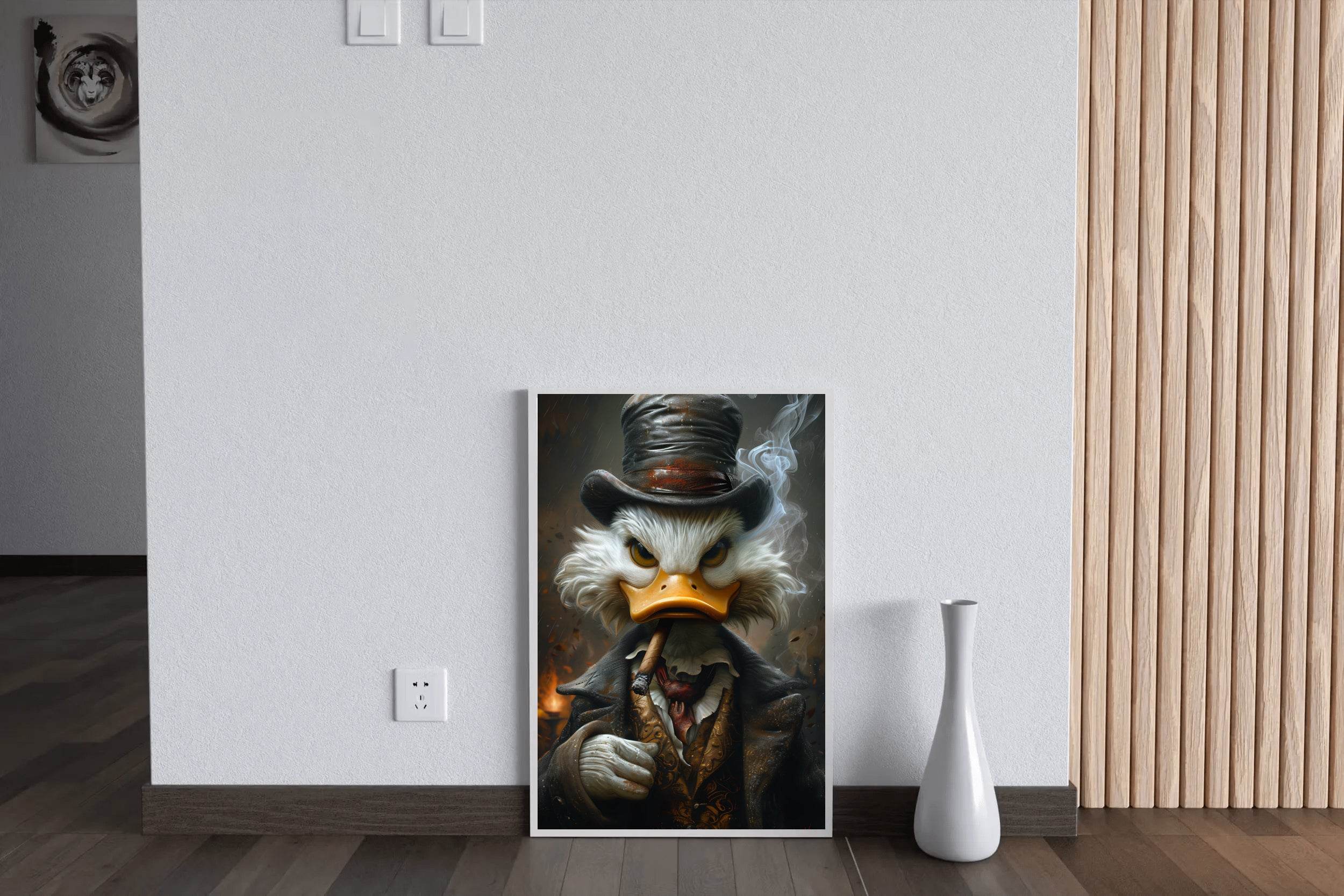 Scroodge McDuck, The Shadow Billionaire Wall Art - beink online art store
