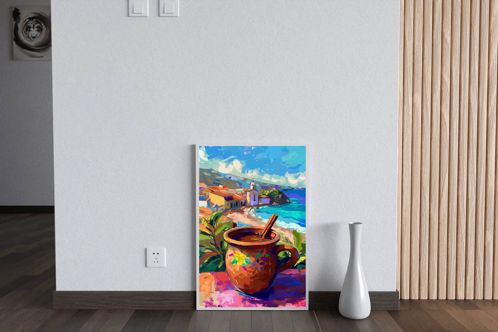 Greece Beachside Bliss Wall Art - beink online art store