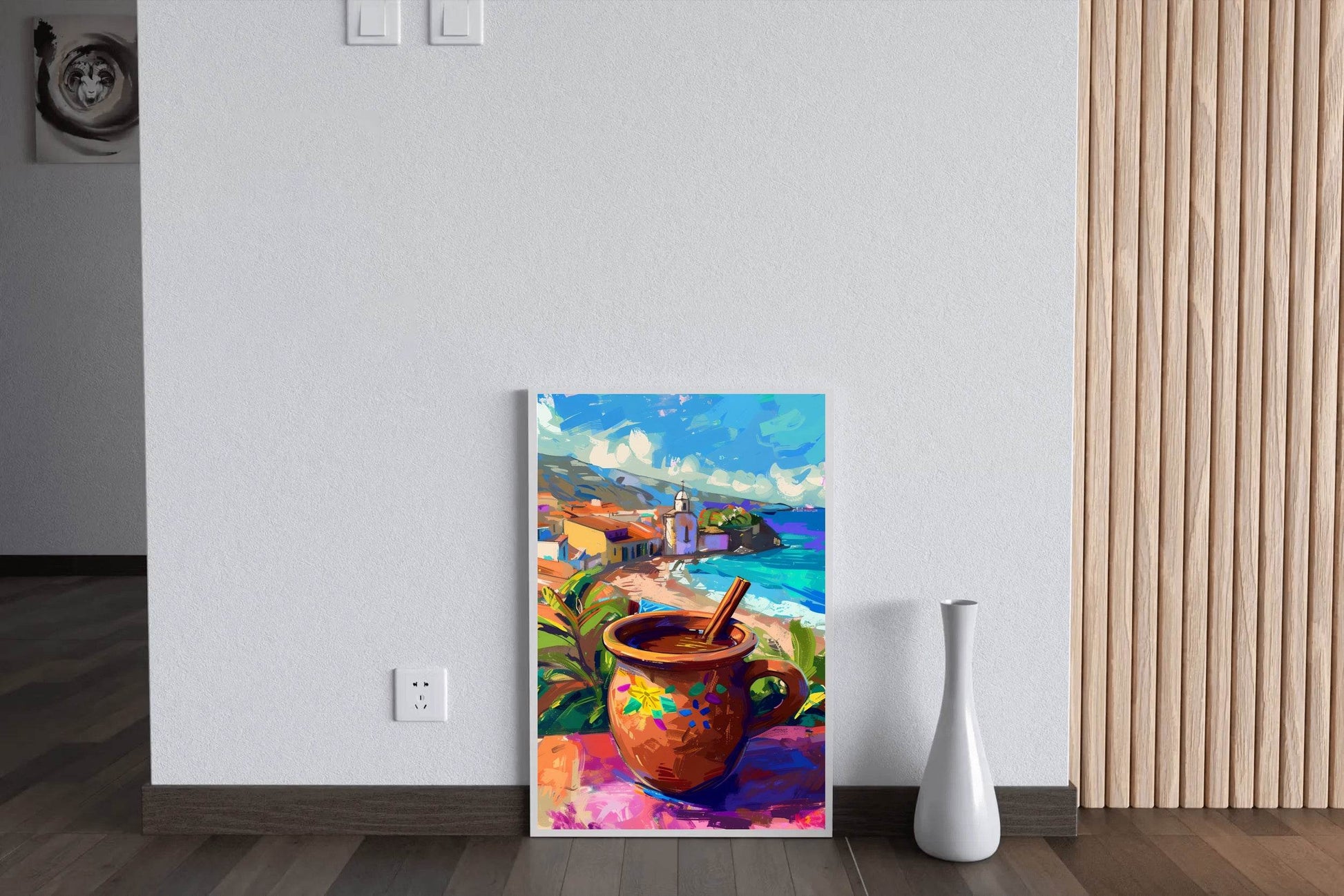 Greece Beachside Bliss Wall Art - beink online art store