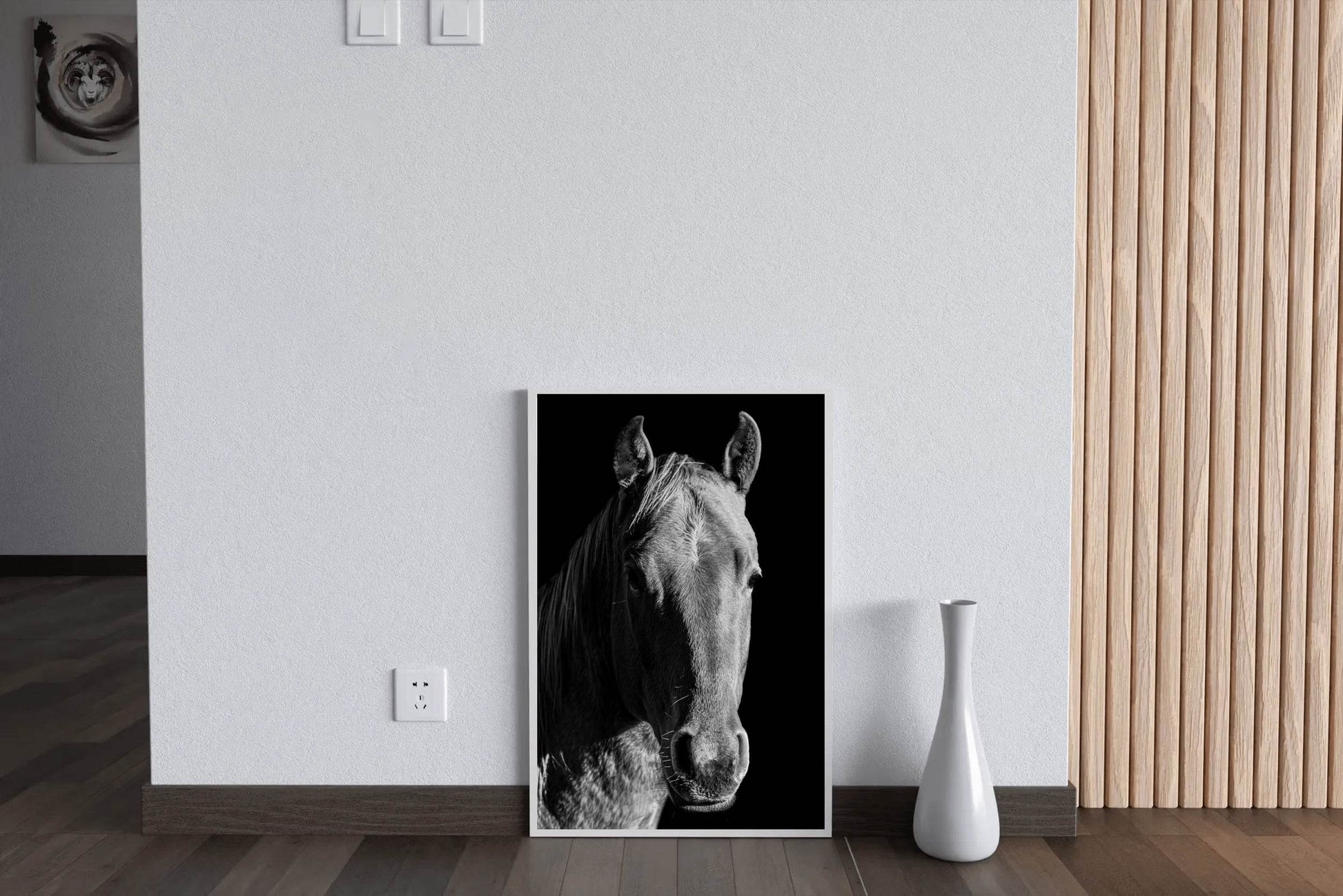 American Quarter Horse Black & White Wall Art - beink online art store