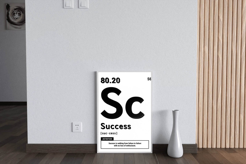 80.20 Pareto Principle Wall Art - beink online art store