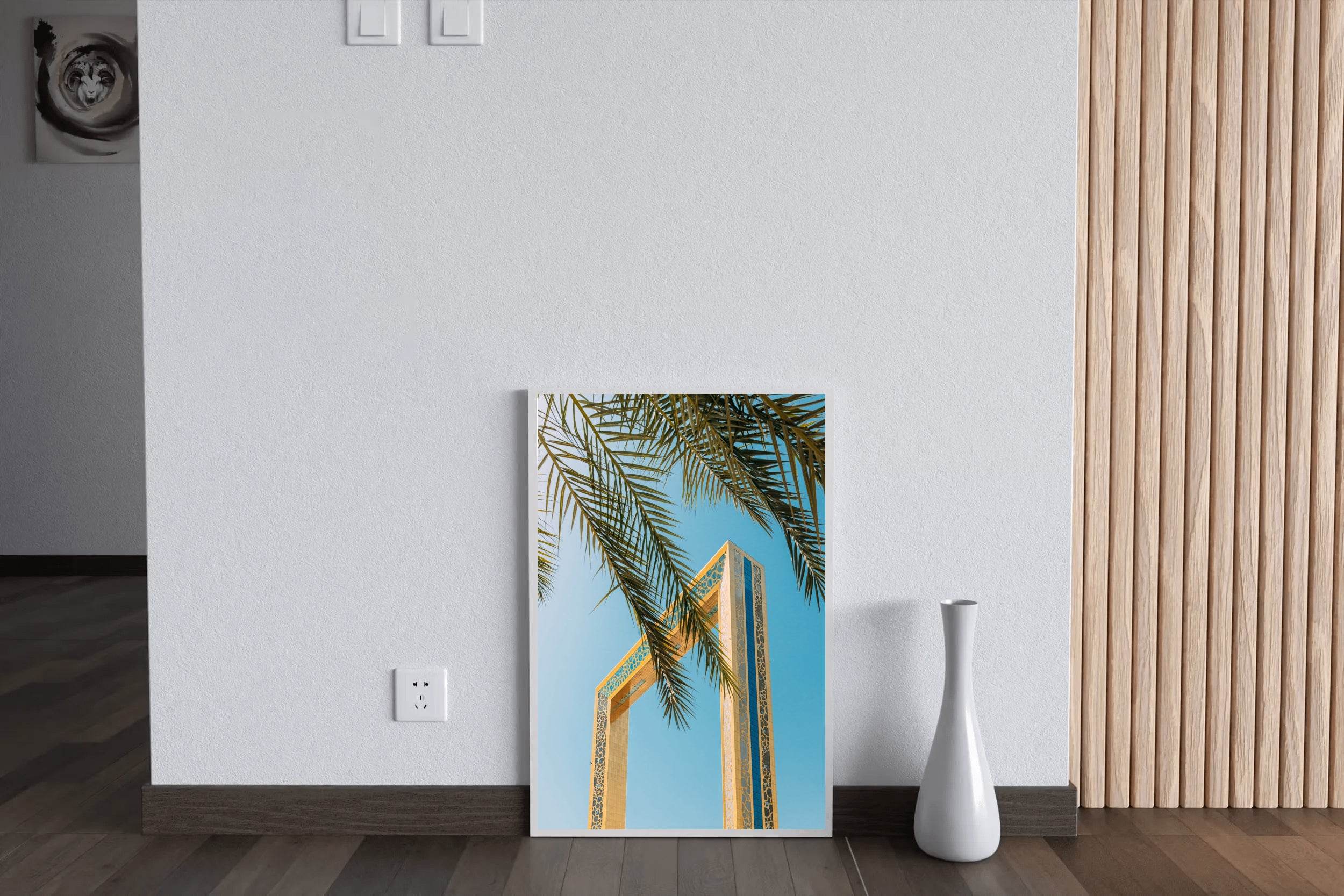 The Frame and a Palm Wall Art - beink online art store