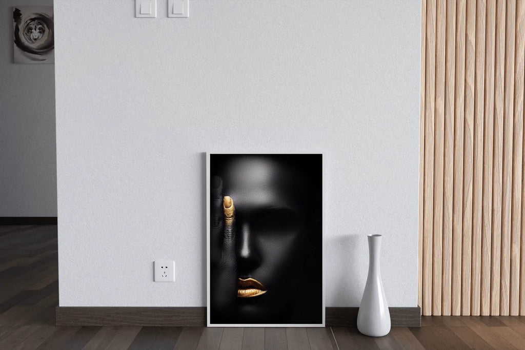 African Woman With one Open Eye Wall Art - beink online art store