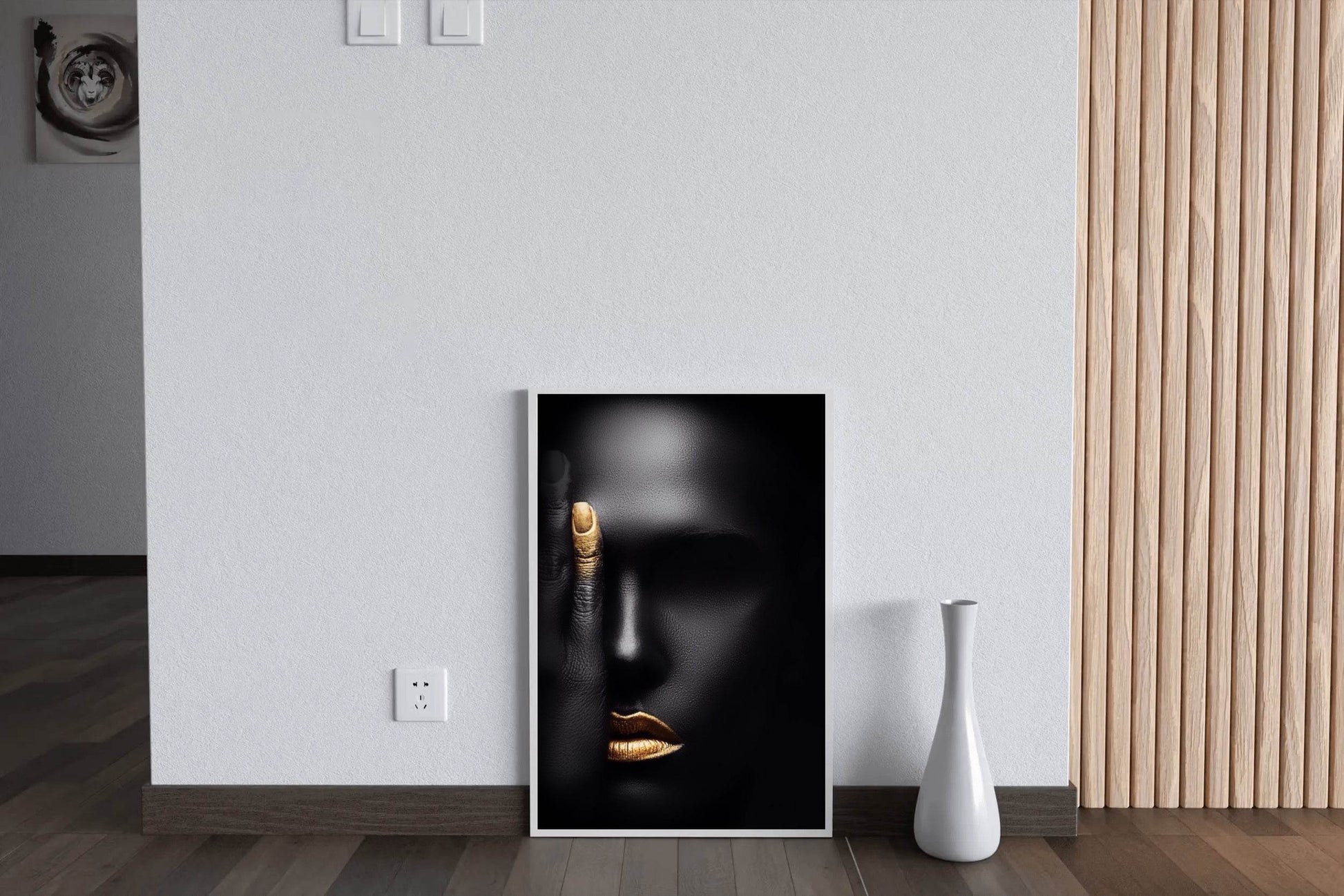 African Woman With one Open Eye Wall Art - beink online art store
