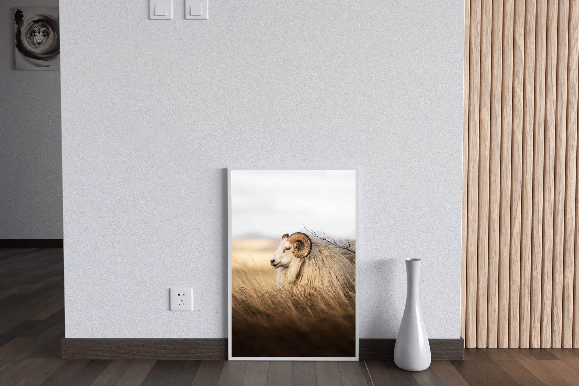Icelandic Sheep Animal Wall Art - beink online art store