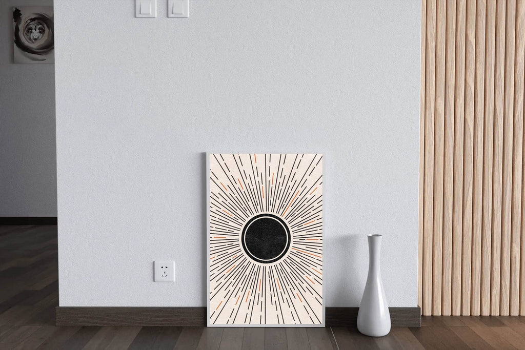 Painting The Colored Rays of The Sun Wall Art - beink online art store